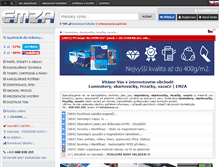 Tablet Screenshot of emza.cz